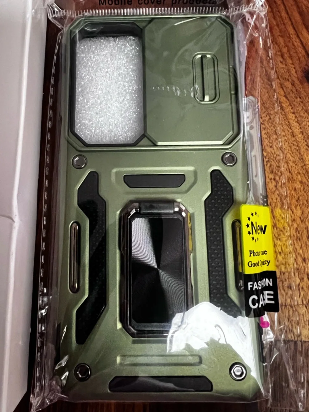 Samsung Galaxy S26 Rugged Green Phone Case with Kickstand - Not For S26 Ultra